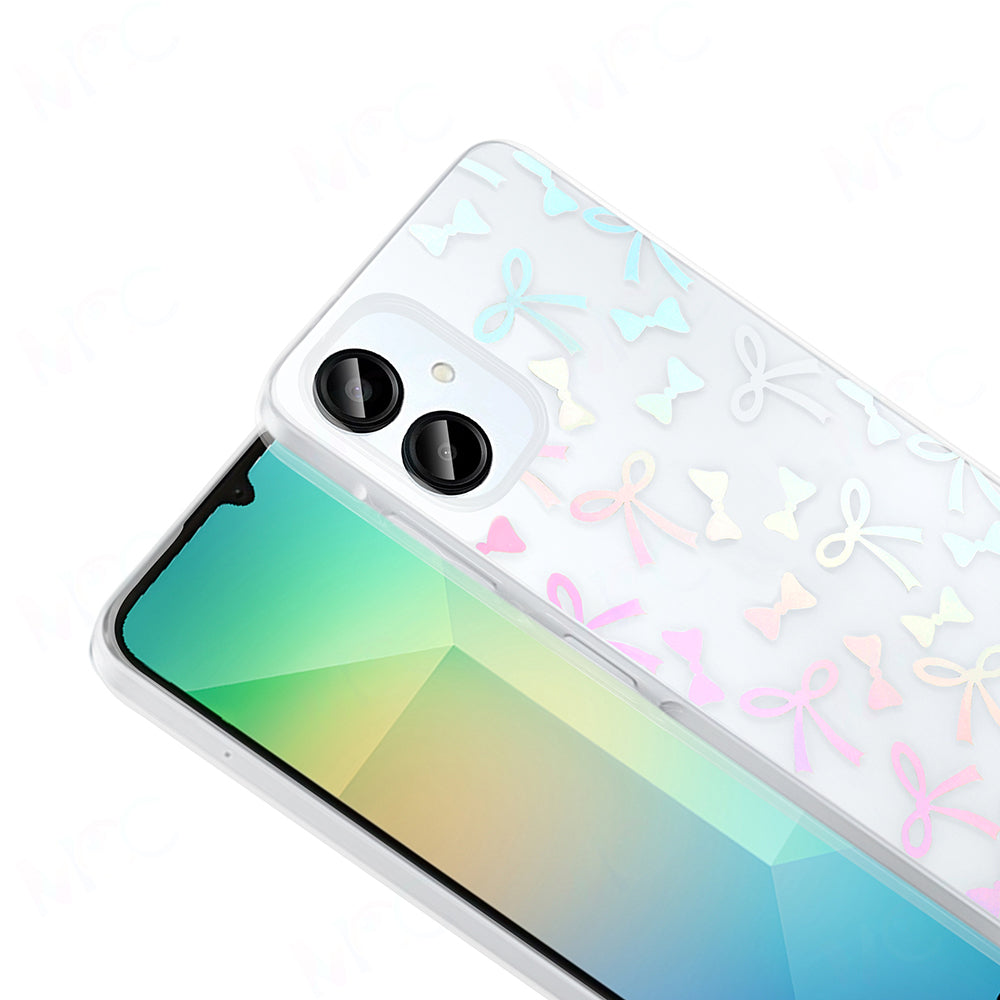 Galaxy A06 Kılıf Şeffaf Figürlü Zore Folk Sert Kapak Kalp