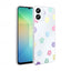 Galaxy A06 Kılıf Şeffaf Figürlü Zore Folk Sert Kapak Papatya