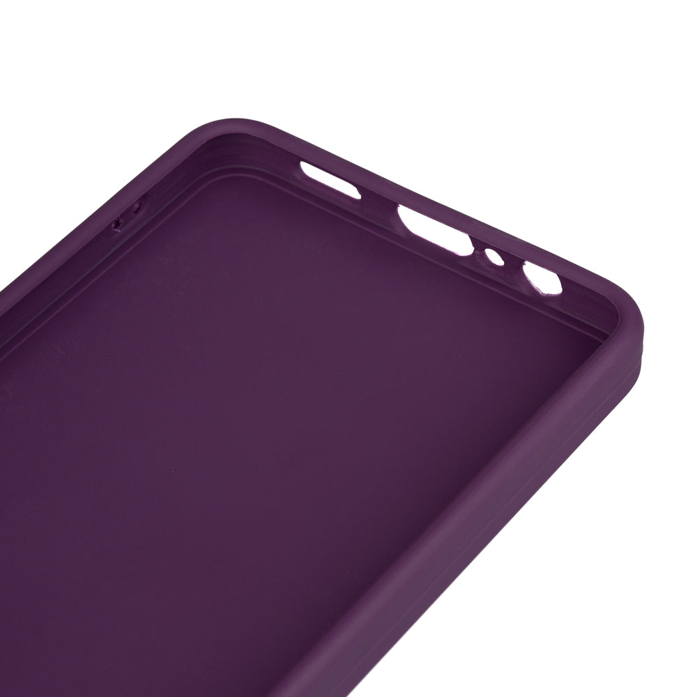Galaxy A06 Kılıf Zore Biye Silikon Lila