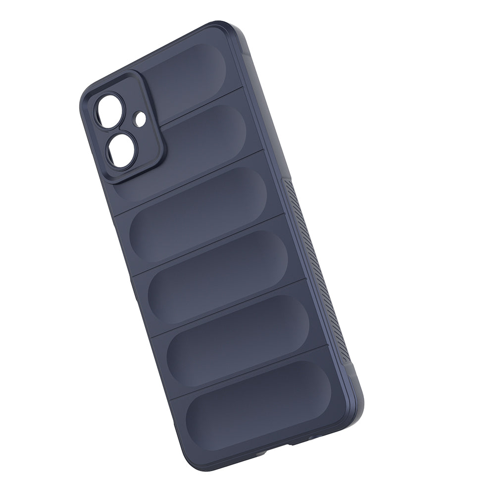 Galaxy A07 Kılıf Esnek TPU Oyuklu Arka Yüzey Tasarımlı Zore Etnik Silikon Kapak Koyu Yeşil