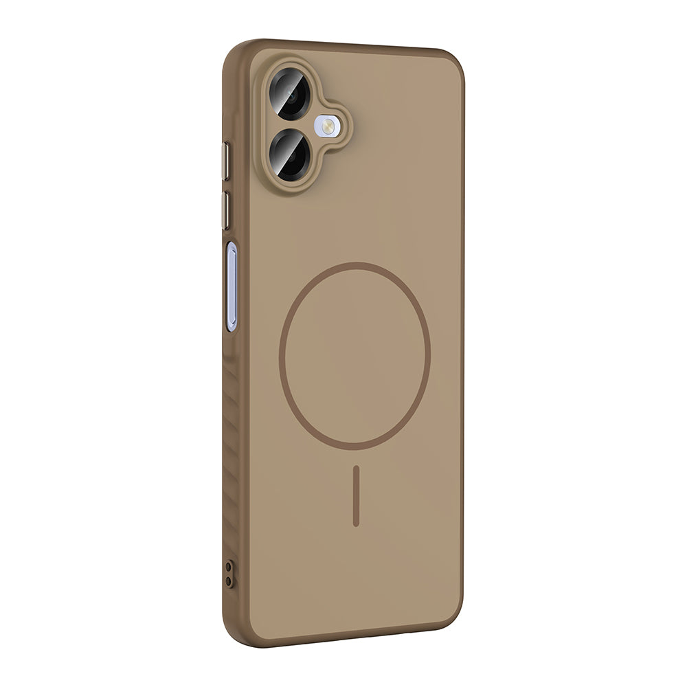 Galaxy A07 Kılıf M-safe Şarj Özellikli Zore Tea Kapak Lacivert