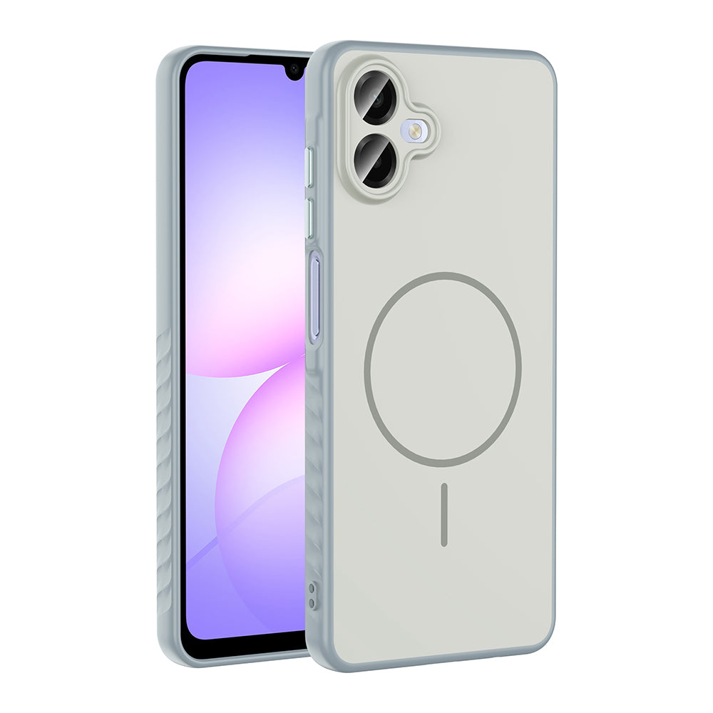 Galaxy A07 Kılıf M-safe Şarj Özellikli Zore Tea Kapak Lacivert