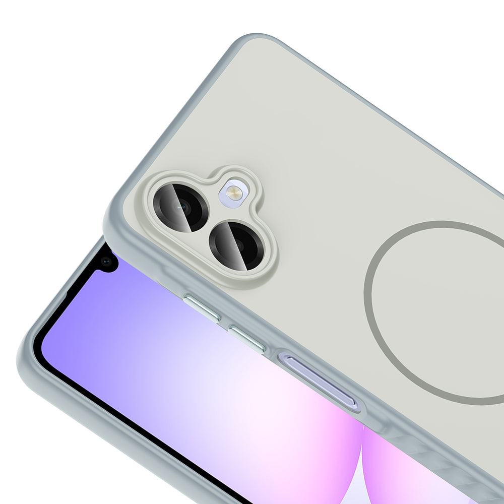 Galaxy A07 Kılıf M-safe Şarj Özellikli Zore Tea Kapak Siyah