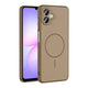 Galaxy A07 Kılıf M-safe Şarj Özellikli Zore Tea Kapak Gold