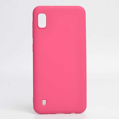 Galaxy A10 Kılıf Zore İnci Silikon Pembe Koyu