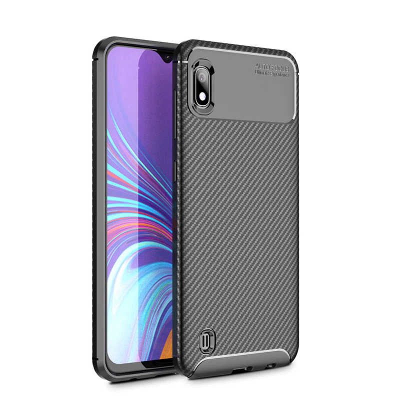 Galaxy A10 Kılıf Zore Negro Silikon Kapak Lacivert