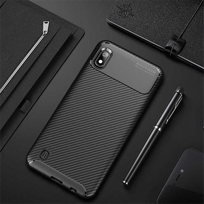 Galaxy A10 Kılıf Zore Negro Silikon Kapak Siyah