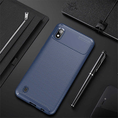 Galaxy A10 Kılıf Zore Negro Silikon Kapak Lacivert