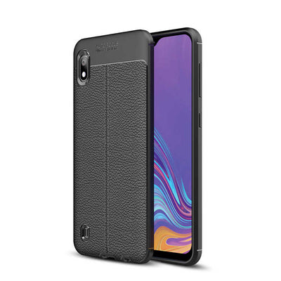 Galaxy A10 Kılıf Zore Niss Silikon Kapak Siyah