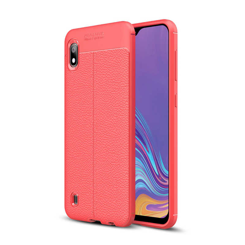 Galaxy A10 Kılıf Zore Niss Silikon Kapak Kırmızı