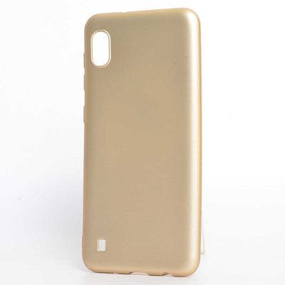 Galaxy A10 Kılıf Zore Premier Silikon Kapak Gold