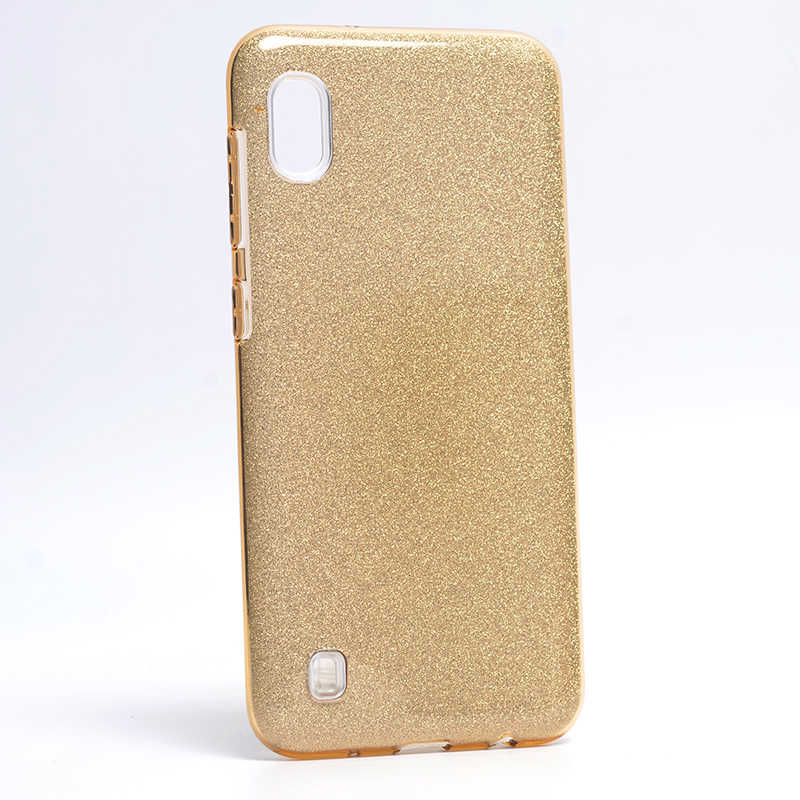 Galaxy A10 Kılıf Zore Shining Silikon Rose Gold