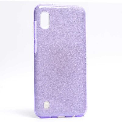 Galaxy A10 Kılıf Zore Shining Silikon Mor