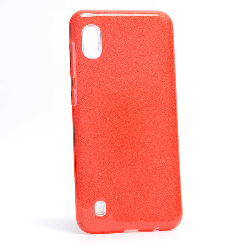 Galaxy A10 Kılıf Zore Shining Silikon Kırmızı
