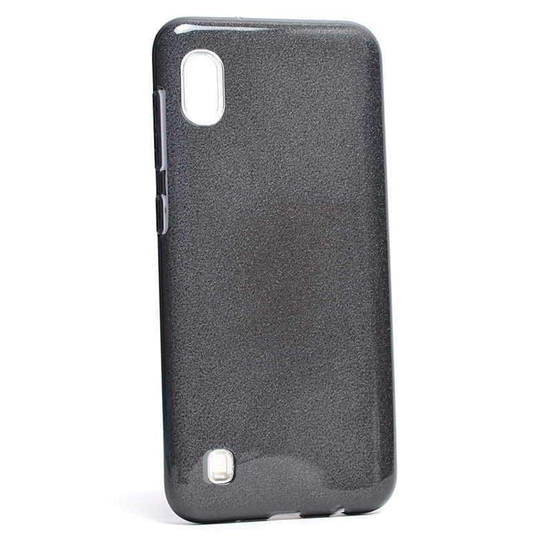 Galaxy A10 Kılıf Zore Shining Silikon Siyah