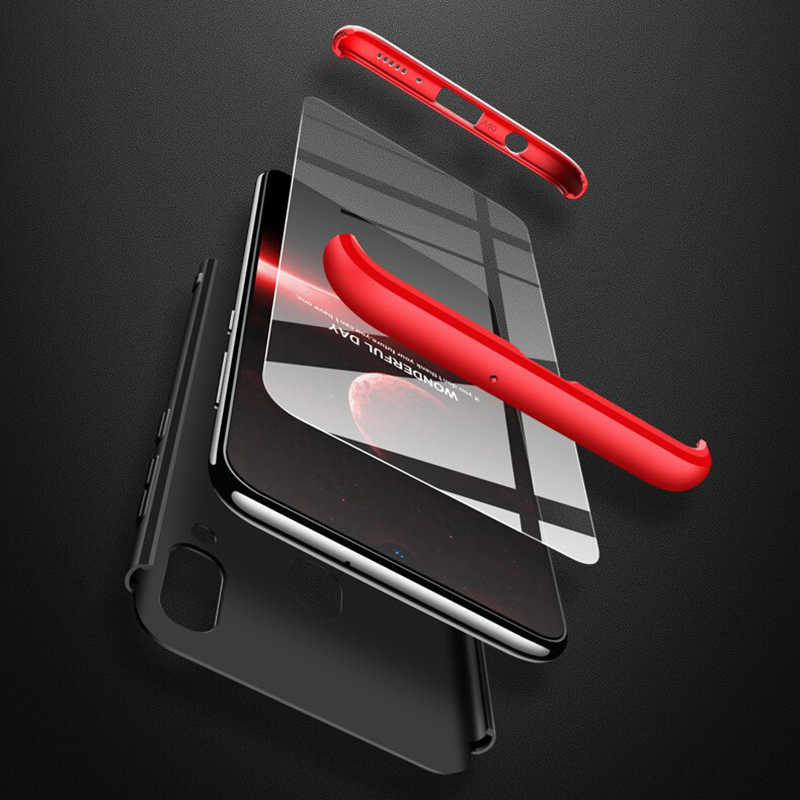 Galaxy A10S Kılıf Zore Ays Kapak Siyah-Kırmızı