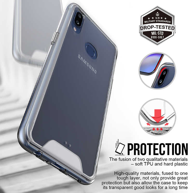 Galaxy A10S Kılıf Zore Gard Silikon Renksiz