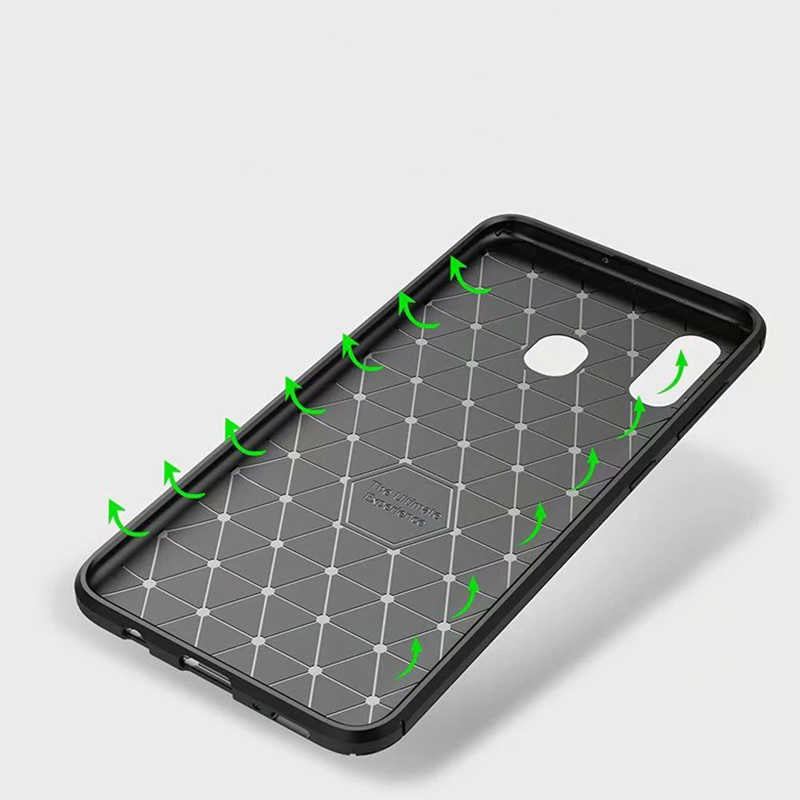 Galaxy A10S Kılıf Zore Negro Silikon Kapak Kahverengi