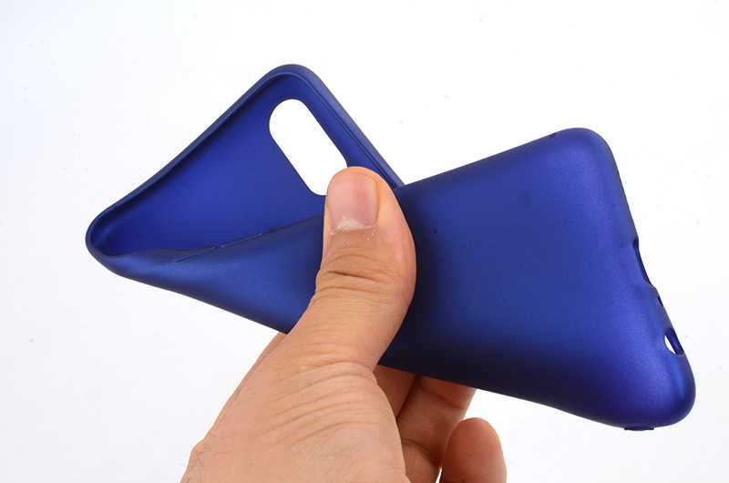 Galaxy A10S Kılıf Zore Premier Silikon Kapak Saks Mavi