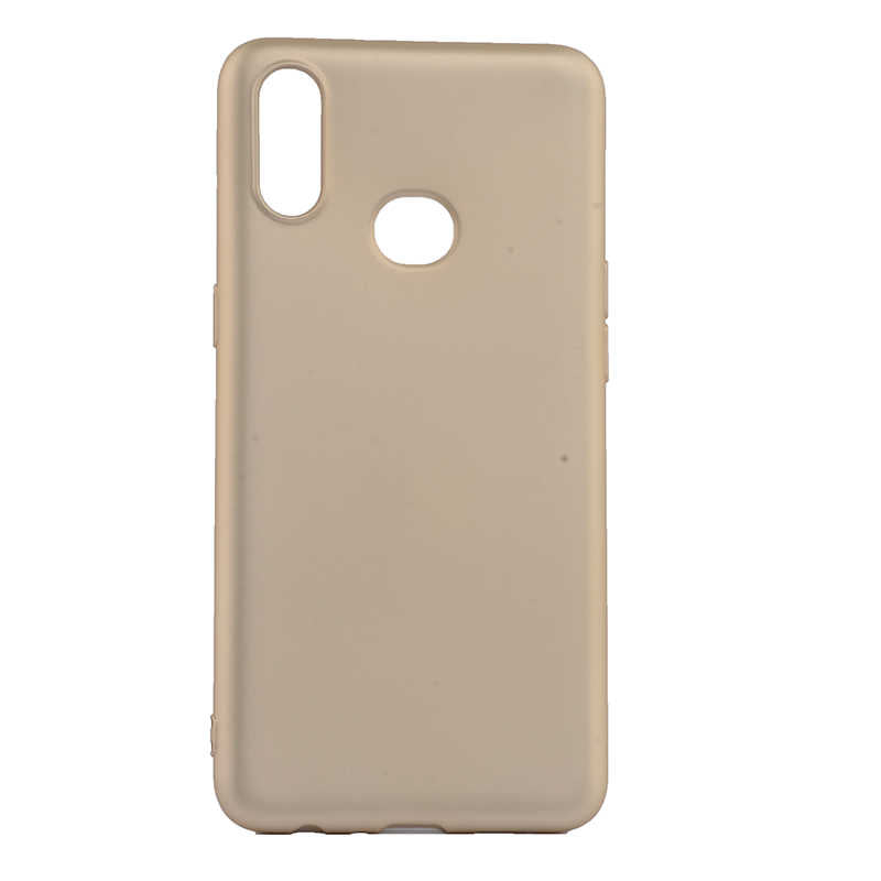 Galaxy A10S Kılıf Zore Premier Silikon Kapak Gold
