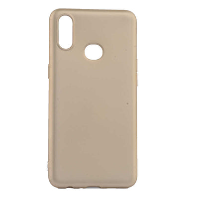 Galaxy A10S Kılıf Zore Premier Silikon Kapak Gold