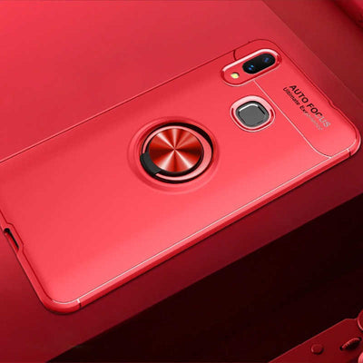 Galaxy A10S Kılıf Zore Ravel Silikon Kapak Kırmızı