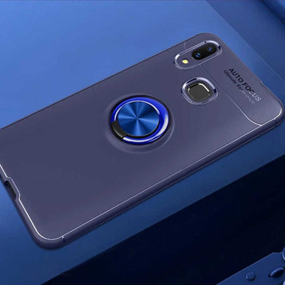 Galaxy A10S Kılıf Zore Ravel Silikon Kapak Mavi