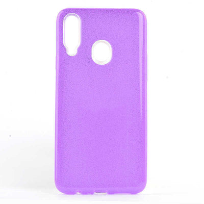 Galaxy A10S Kılıf Zore Shining Silikon Mor