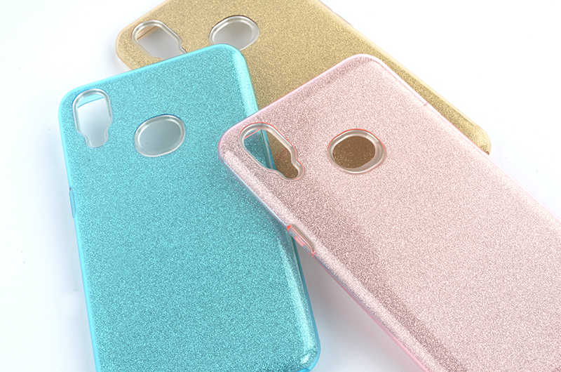 Galaxy A10S Kılıf Zore Shining Silikon Siyah