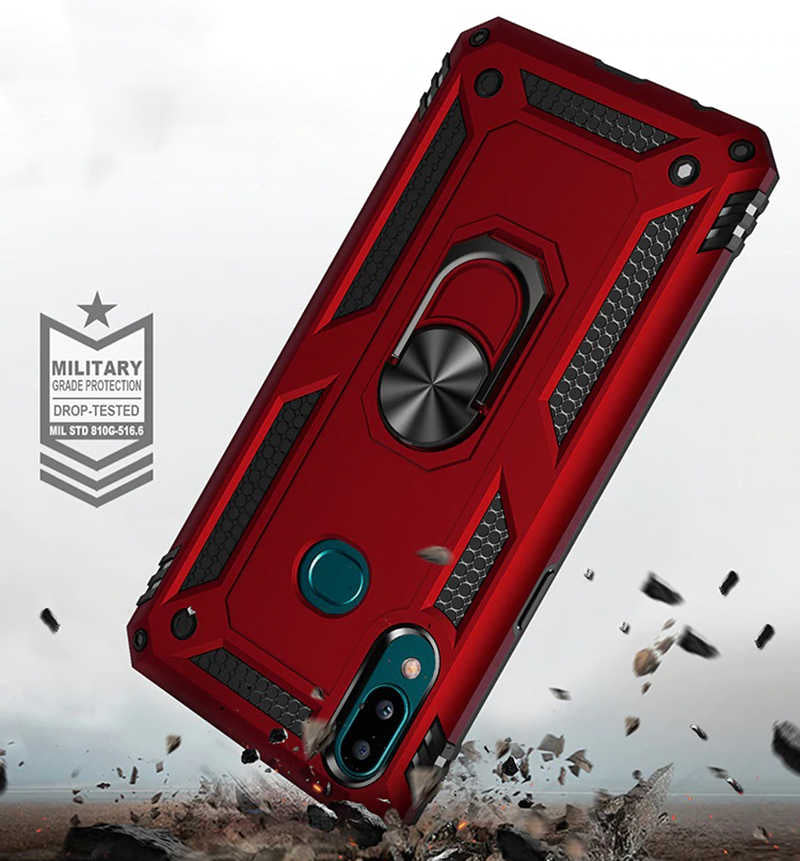 Galaxy A10S Kılıf Zore Vega Kapak Gri