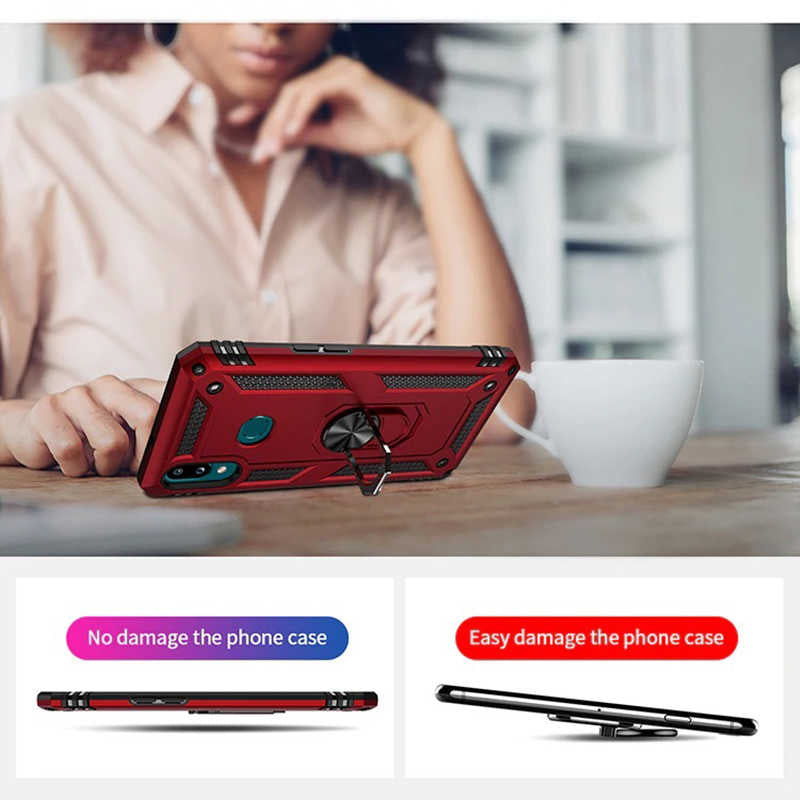 Galaxy A10S Kılıf Zore Vega Kapak Gri