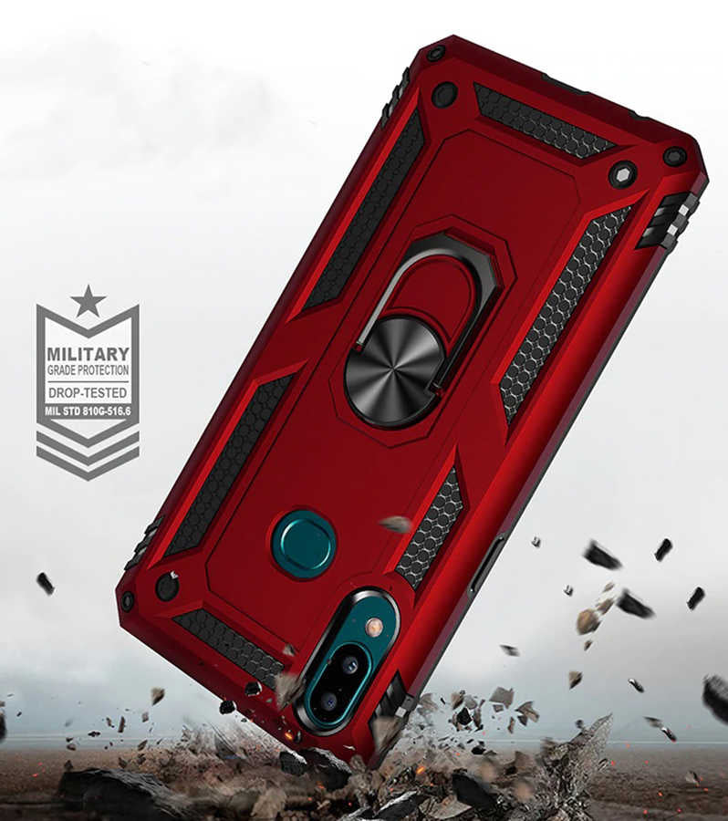 Galaxy A10S Kılıf Zore Vega Kapak Mavi