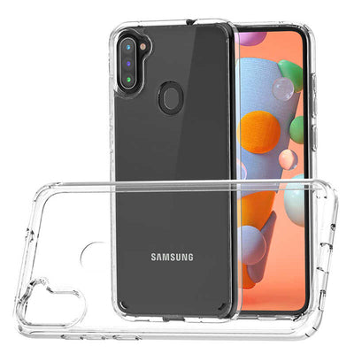 Galaxy A11 Kılıf Zore Coss Kapak Renksiz