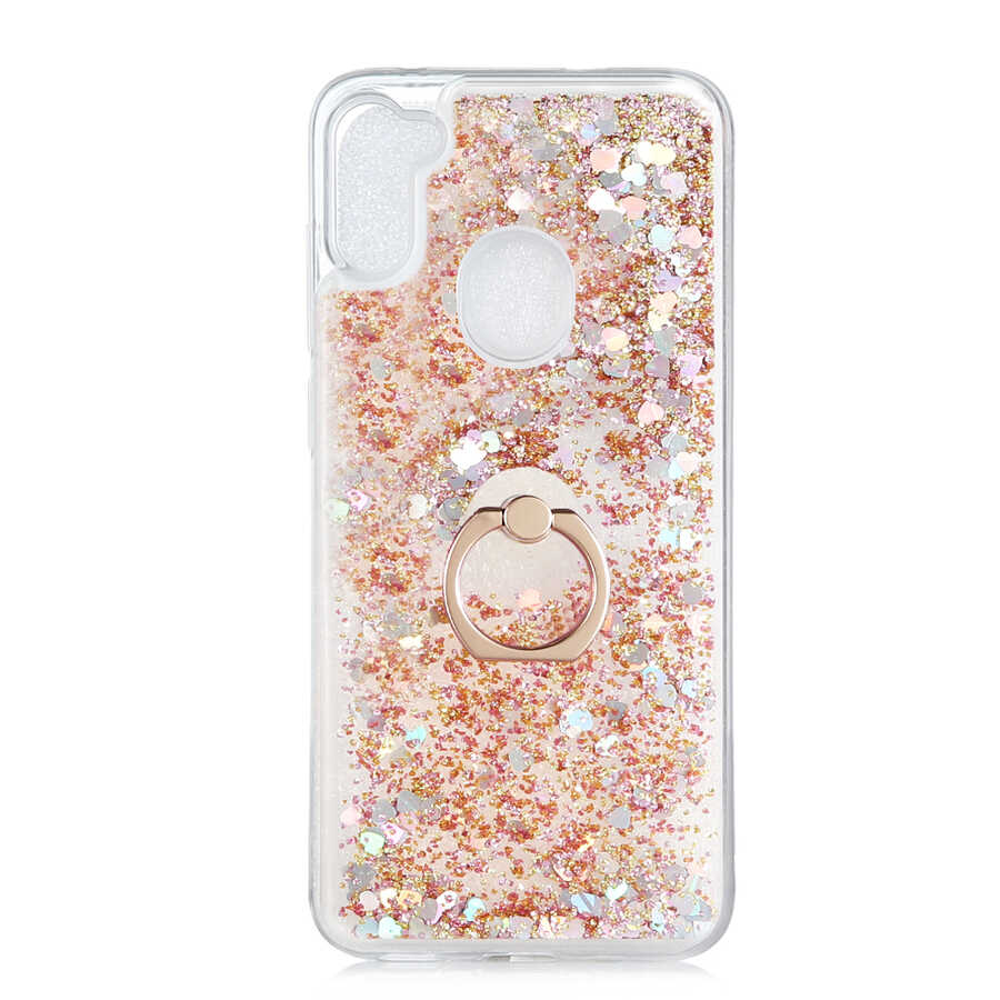 Galaxy A11 Kılıf Zore Milce Kapak Gold