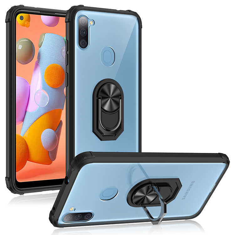 Galaxy A11 Kılıf Zore Mola Kapak Siyah