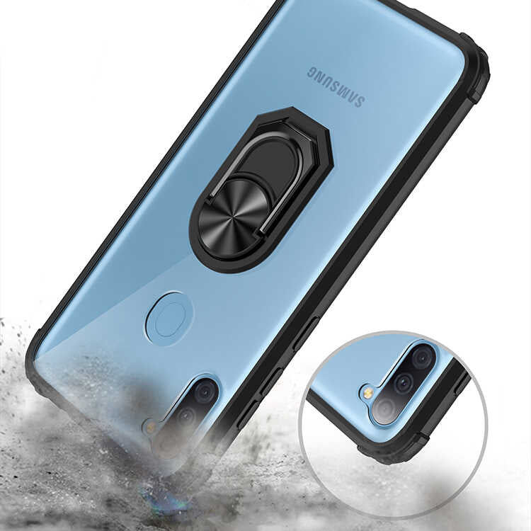 Galaxy A11 Kılıf Zore Mola Kapak Siyah