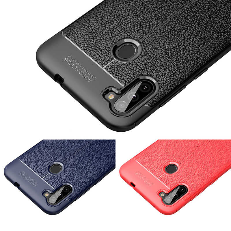 Galaxy A11 Kılıf Zore Niss Silikon Kapak Siyah