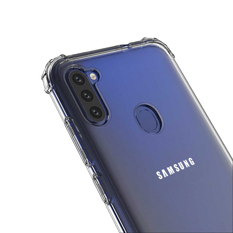Galaxy A11 Kılıf Zore Nitro Anti Shock Silikon Renksiz