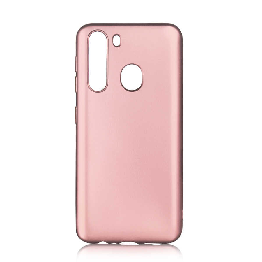 Galaxy A21 Kılıf Zore Premier Silikon Kapak Mürdüm