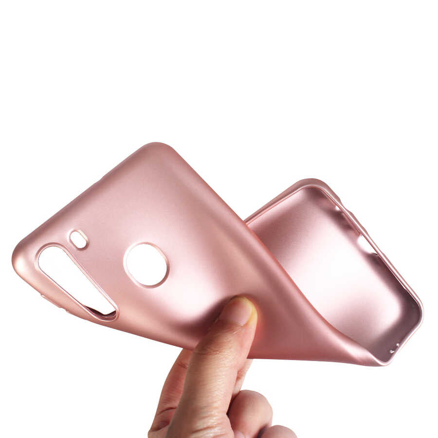 Galaxy A21 Kılıf Zore Premier Silikon Kapak Mürdüm