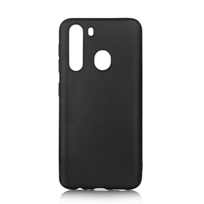 Galaxy A21 Kılıf Zore Premier Silikon Kapak Siyah