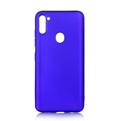 Galaxy A11 Kılıf Zore Premier Silikon Kapak Saks Mavi