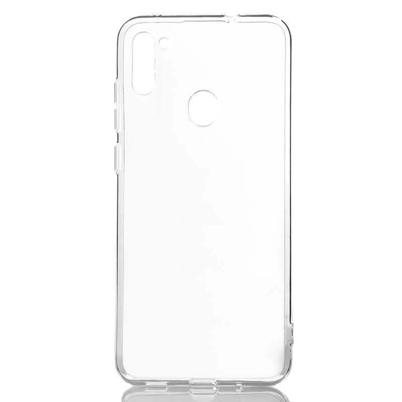 Galaxy A11 Kılıf Zore Süper Silikon Kapak Renksiz