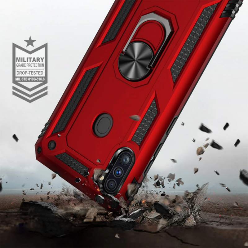 Galaxy A11 Kılıf Zore Vega Kapak Rose Gold