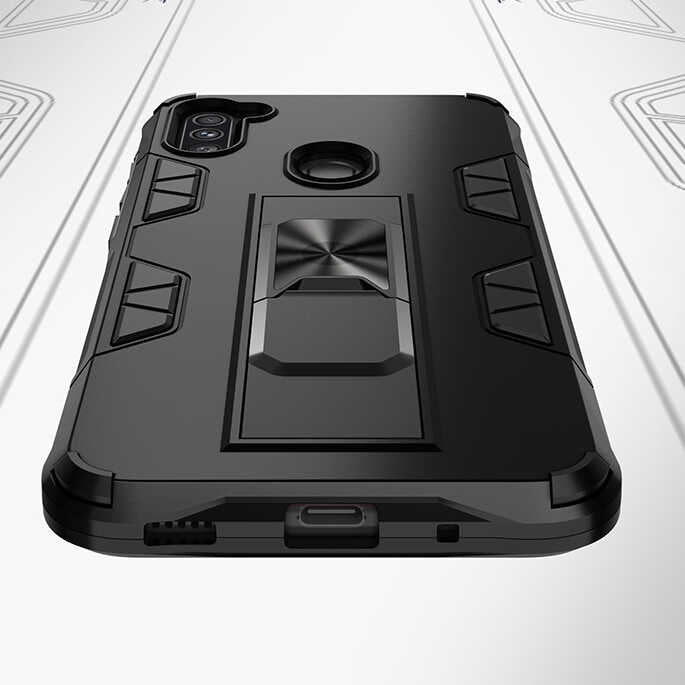 Galaxy A11 Kılıf Zore Volve Kapak Gold