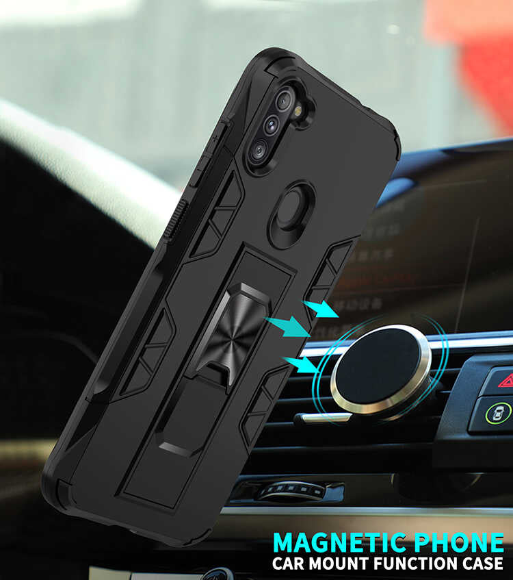 Galaxy A11 Kılıf Zore Volve Kapak Lacivert