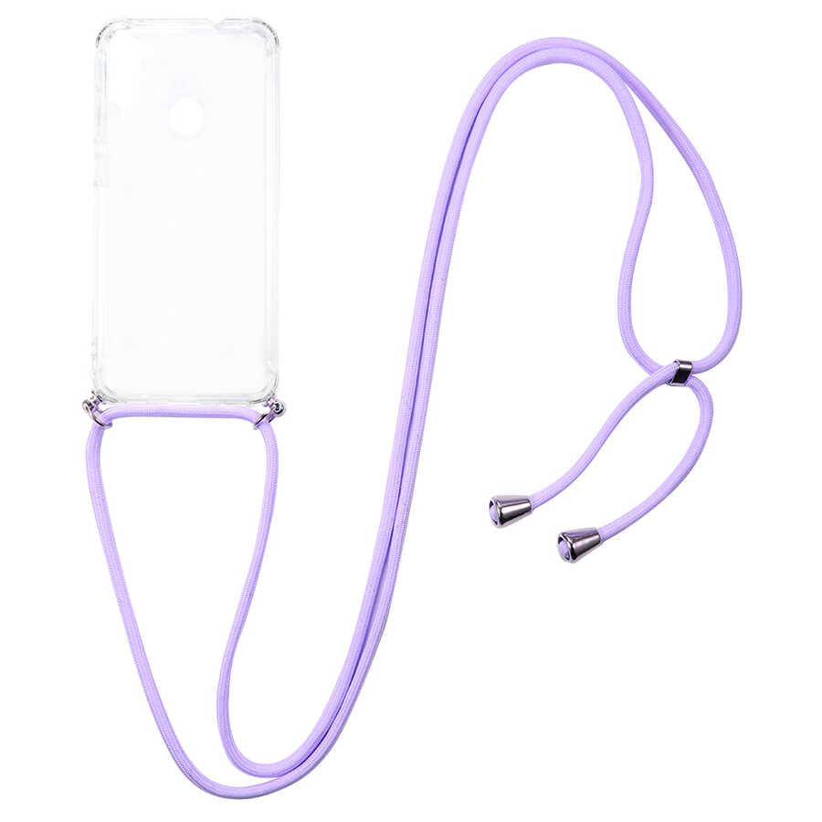 Galaxy A11 Kılıf Zore X-Rop Kapak Renksiz