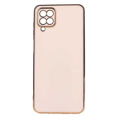 Galaxy A12 Kılıf Zore Bark Kapak Rose Gold