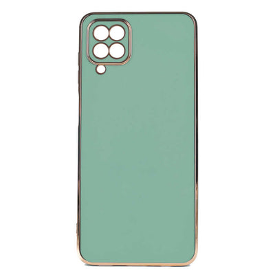 Galaxy A12 Kılıf Zore Bark Kapak Açık Yeşil