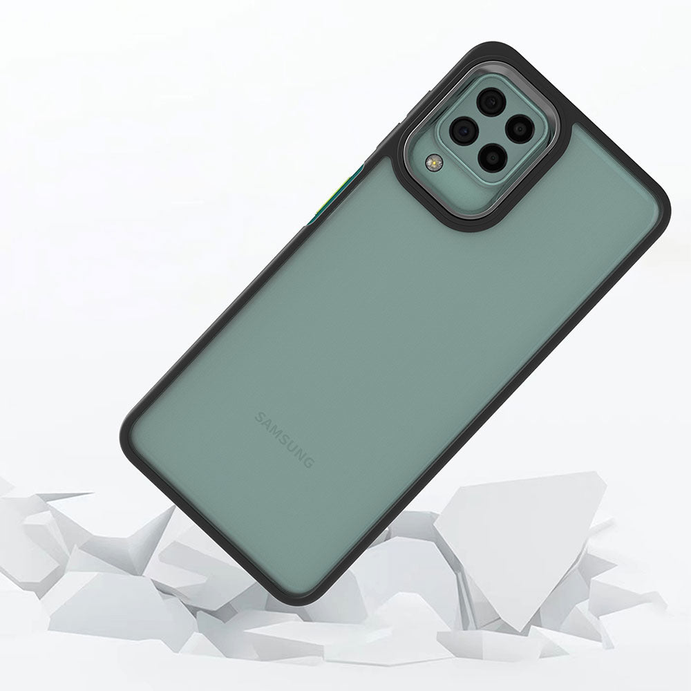 Galaxy A12 Kılıf Zore Flora Kapak Yeşil